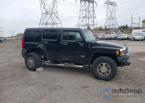 2006 Hummer H3 Suv из США, поврежденный, VIN 5GTDN136468299634